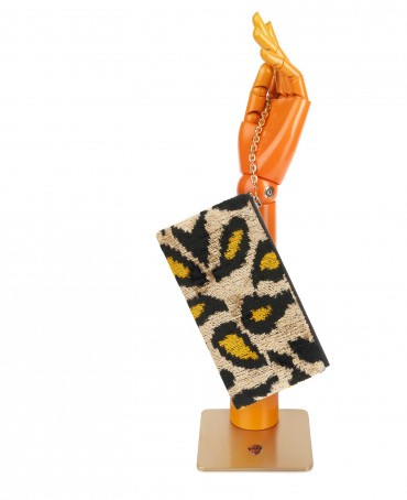 Шелковая (Бахмаль) ключница Grand (L) GRATIA PARDI! (Грация лео!) Key_GRATIA PARDI!/L